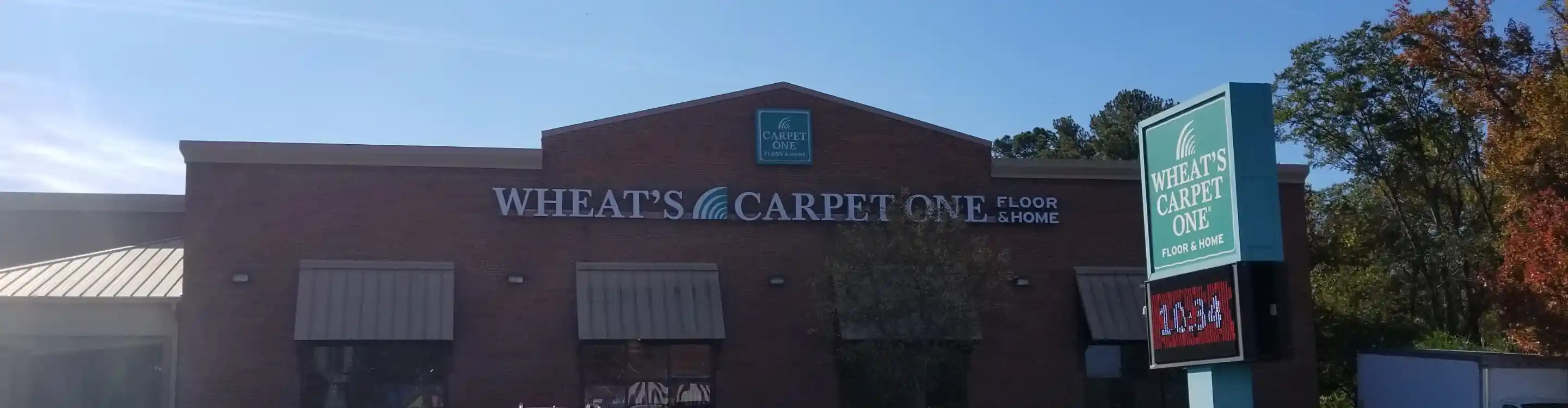 wheats carpet one storefront