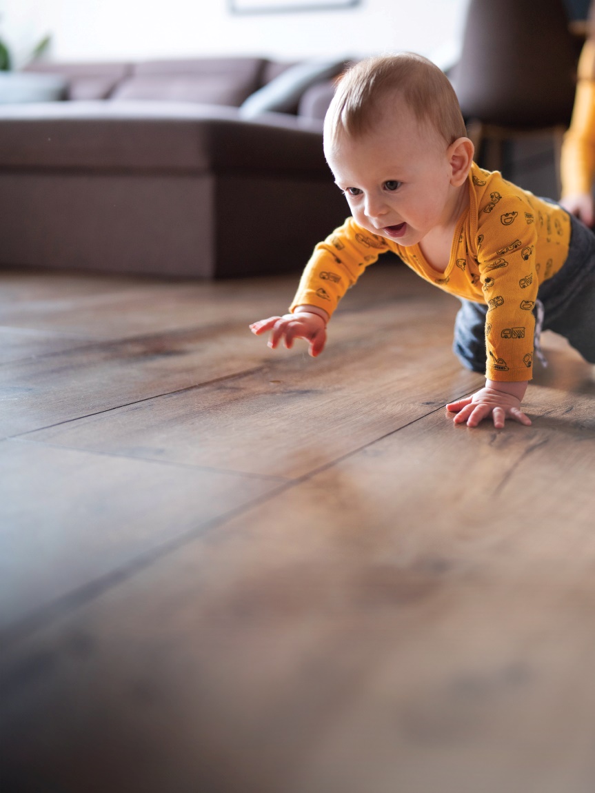 Hardwood Flooring with Baby in Northport Alabama
