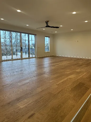 Hardwood flooring installation by Wheat's Floor & Home 
