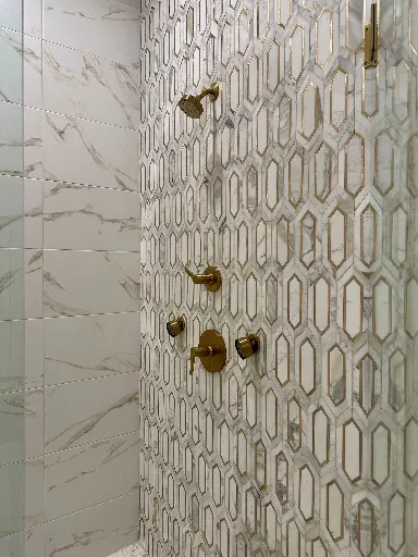 Custom wall tile by Wheat's Carpet One